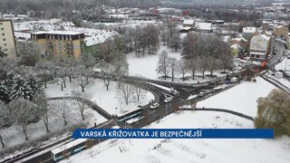 Křižovatka ulic Západní a Šumavská v Karlových Varech je po opravě bezpečnější