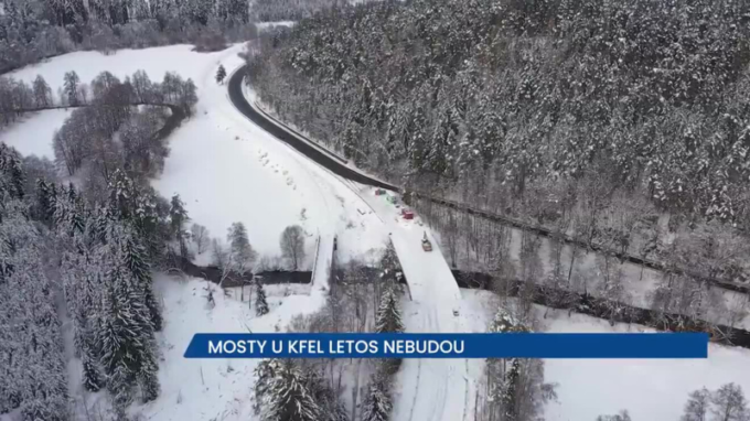 Dva mosty u Kfel letos nebudou, řidiči dál musí po objízdné trase