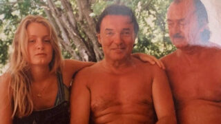 Alice Janečeková s Karlem Gottem a svým otcem