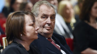 Ivana Zemanová a Miloš Zeman