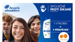 Značka Head & Shoulders věnuje více než 392 000 Kč Lince bezpečí na pomoc obětem šikany