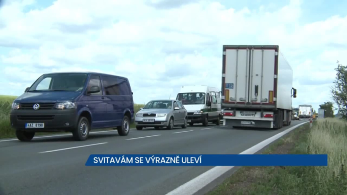 Svitavám se výrazně uleví, ŘSD zprovoznilo silnici I/43 mezi Hradcem nad Svitavou a Lačnovem