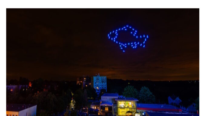 Dronové show ovládly česká města v roce 2023