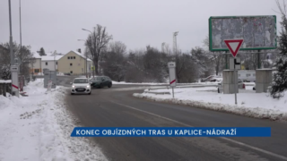 Rekonstrukce silnice II/157 z kaplického nádraží do Českého Krumlova je hotová o čtyři měsíce dříve, než se plánovalo