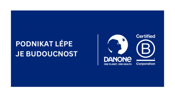 Danone Česká republika získalo certifikát B Corp, který představuje významný milník pro udržitelné podnikání v České republice