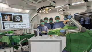 Společnost Brain Navi oznamuje 100. chirurgický zákrok provedený pomocí robota NaoTrac