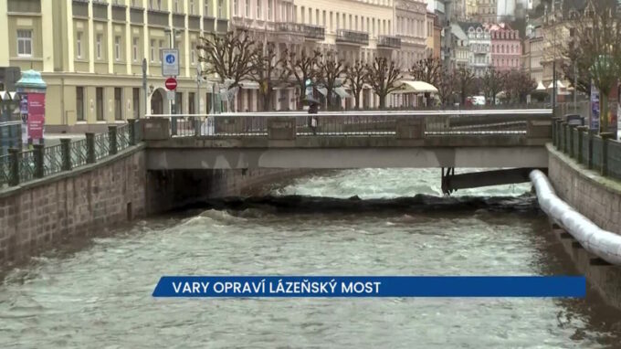 Karlovy Vary opraví Lázeňský most, pro auta se stává nebezpečný