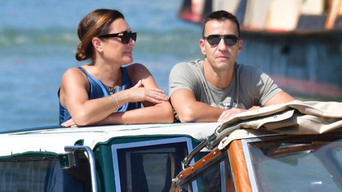 Alena Šeredová s manželem