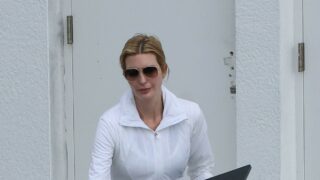 EXCLUSIVE: *NO WEB UNTIL 915PM EST 11TH JAN* Ivanka Trump hits the gym on the day it's announced that Melania Trump's mother Amalija Knavs has passed away
