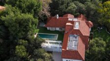 *EXCLUSIVE* General Views of Angelina Jolie's Los Angeles home