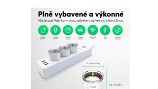 Chytrá zásuvka s měřením spotřeby