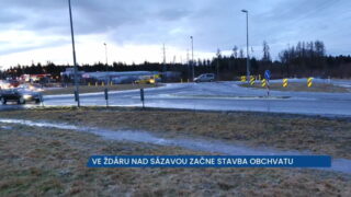 Silničáři ve Žďáru nad Sázavou vyhlížejí jaro, začne stavba obchvatu