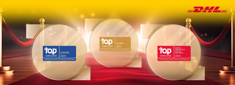 DHL Freight CZ získala prestižní titul Top Employer oceňující nejlepší zaměstnavatele v České republice