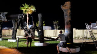 Sedm monumentálních dřevěných plastik z 6500 let starého subfosilního dubu z České republiky zdobí největší hinduistický chrám, který se dnes slavnostně otvírá v Abú Zabí