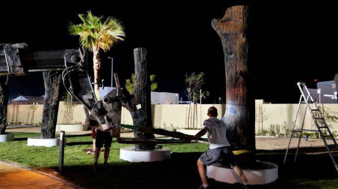 Sedm monumentálních dřevěných plastik z 6500 let starého subfosilního dubu z České republiky zdobí největší hinduistický chrám, který se dnes slavnostně otvírá v Abú Zabí