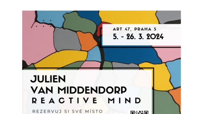 Julien van Middendorp vystaví svá díla v Art 47 na Malé straně