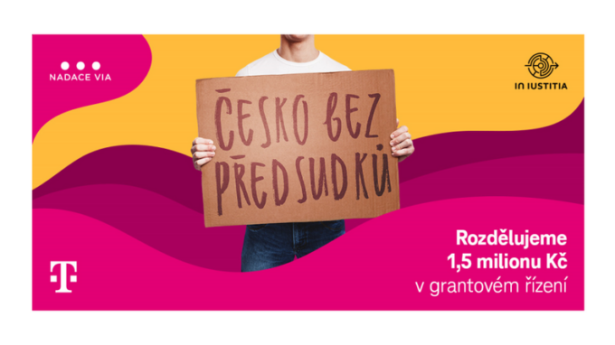T-Mobile ve spolupráci s Nadací Via a organizací In IUSTITIA otevírá grantovou výzvu Česko bez předsudků