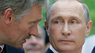 Dmitry Peskov a Vladimir Putin