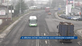 Řidiči pozor, v pondělí 4. března začíná dopravní omezení na ulici Nádražní v Karviné