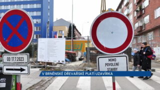 V brněnské Dřevařské ulici platí dlouhodobá uzavírka, řidiči neprojedou