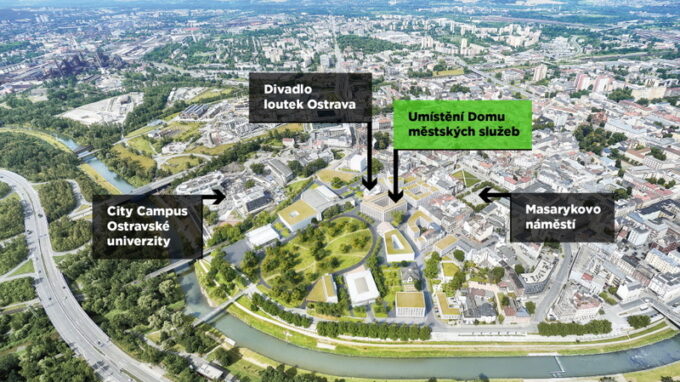 Ostrava plánuje stavbu nové správní budovy. Dům městských služeb vznikne na Černé louce