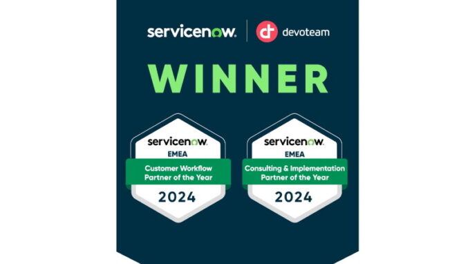 Devoteam získal dvě ocenění ServiceNow 2024 Partner Awards v regionu EMEA