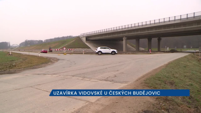 Dlouhodobá uzavírka čeká na řidiče na trase z Vidova do Českých Budějovic