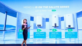 Midea KWHA představila na veletrhu MCE 2024 v Miláně energeticky úsporné (třída A) ohřívače vody řady Salute