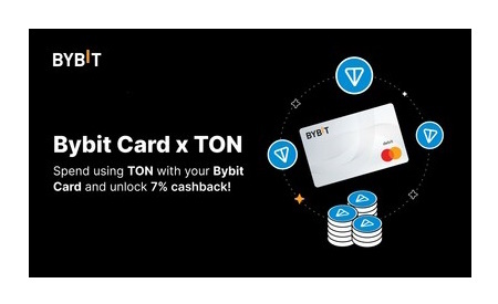 Bybit Card nyní přináší v rámci nejnovější spolupráce exkluzivní odměny v podobě Toncoinů