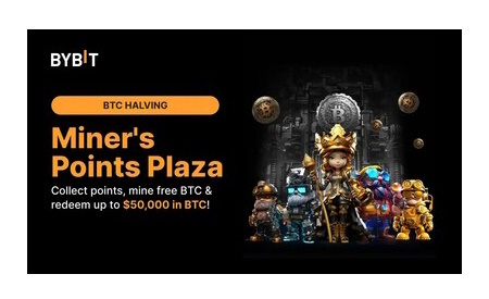 Mánie bitcoin halvingu: Zapojte se do akce Miner's Point Plaza, hrajte o milion dolarů a zažijte historii!