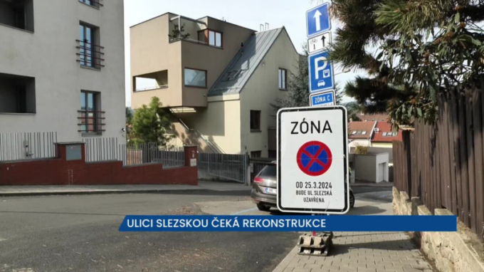 V ulici Slezská v Brně-Žabovřeskách se bude rekonstruovat vozovka, řidiči neprojedou
