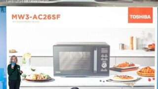 Společnost Toshiba představila nový design – novou mikrovlnnou troubu New Air Fry Microwave Oven na setkání Evropské obchodní konference 2024 v Řecku