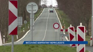 Bečovské serpentiny na Plzeň neprojedete, komunikace I/20 je uzavřena až po Krásné údolí