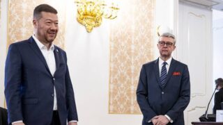 Tomio Okamura a Karel Havlíček