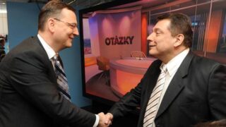 Petr Nečas a Jiří Paroubek