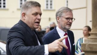 Robert Fico a Petr Fiala