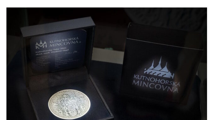 Kutnohorská Mincovna pokřtila první vlastní stříbrný tolar
