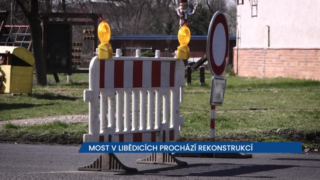 Most v Libědicích prochází rekonstrukcí, uzavírka rozdělila obci