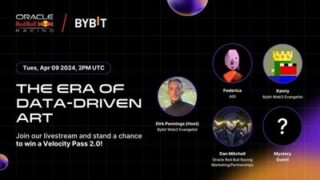 #VelocitySeries 2.0 přichází: Vstupte do éry dělitelného datového umění s exkluzivním livestreamem Oracle Red Bull Racing a Bybit
