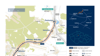 Všejanská spojka, kterou projektuje AFRY, výrazně zkrátí cestování mezi Prahou, Mladou Boleslaví a Libercem