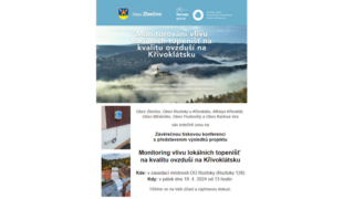 Monitorování vlivu lokálních topenišť na ozvduší na Křivoklátsku