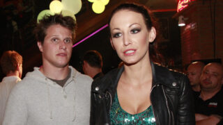 Agáta Hanychová s manželem na archivním snímku