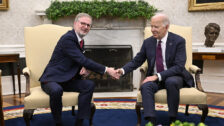 Petr Fiala a Joe Biden