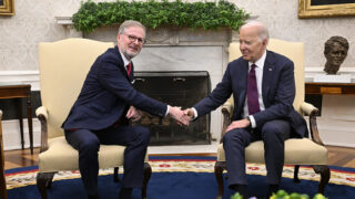 Petr Fiala a Joe Biden