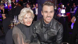 Leoš Mareš s maminkou Lenkou