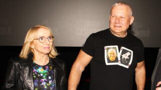 Jiří Kajínek s manželkou