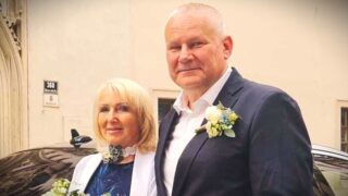 Jiří Kajínek s manželkou Magdou