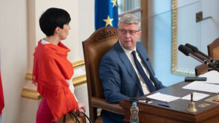 Markéta Pekarová Adamová a Karel Havlíček