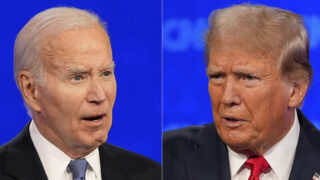 Joe Biden a Donald Trump
