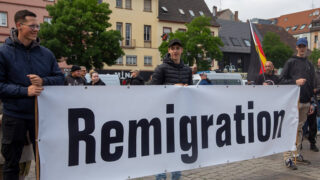 Demonstrace po útoku v Mannheimu